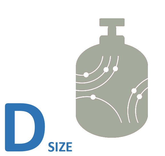 6kg Food Grade CO2 D Size Gas Bottle for Brewing / Welding - No Rent