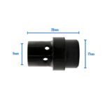 Binzel MB26 MIG Gas Diffuser Black Duroplast 2 Pack