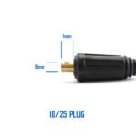 200A Earth Clamp and Lead - 5 Meter - 10-25 Small Plug - Image 4