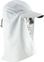 Legionnaire Hat with Throat Cover White One Size