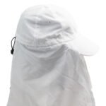 Legionnaire Hat with Throat Cover White One Size - Image 5