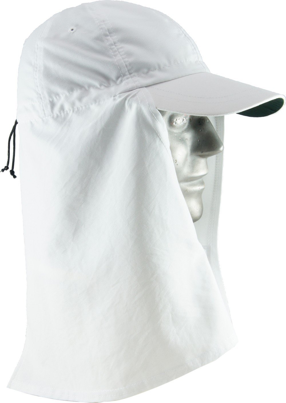 Legionnaire Hat with Throat Cover White One Size