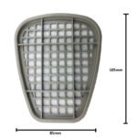 3M 6059 Multi Gas Cartridge A1B1E1K1 - 1 Pair - Image 3