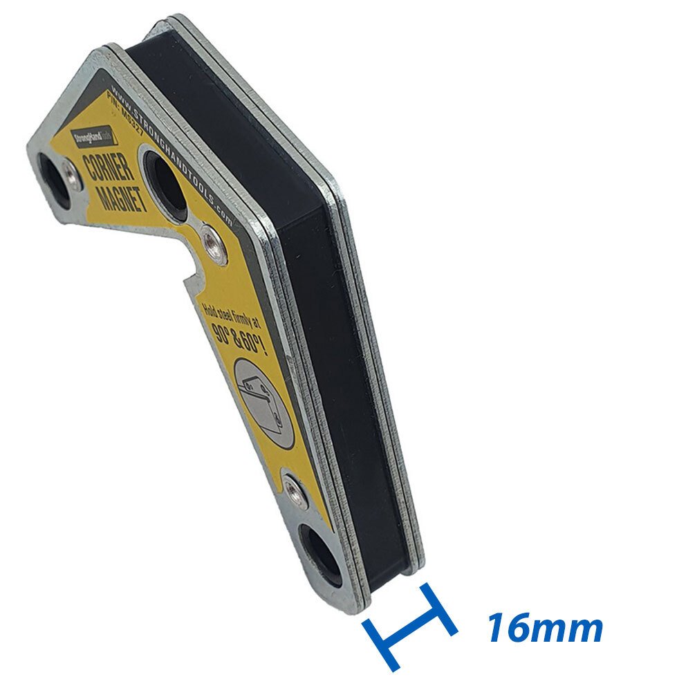 6 x Strong Hand Corner Magnet 60° & 90° - 83 x 95mm x 16mm