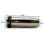 Binzel Style MIG Nozzle / Shroud - MB26 / 38 / 501 - Conical - 2 Each - Image 5