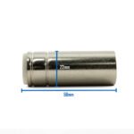 5x MIG Nozzle MB25 Cylindrical Binzel Style - Image 4