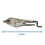 2x Strong Hand Locking Pliers 250mm 76mm Jaw - Image 2