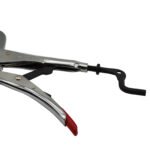 2 x 280mm Strong Hand Locking Pipe Pliers w/Adjustable Swivel V-Pads - Image 5