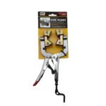 2 x Strong Hand Locking Pipe Pliers 180mm with Adjustable Swivel V-Pads - Image 5