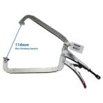 5 Strong Hand 480mm Locking C-Clamp Pliers Swivel Pad Ends - Image 3