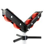 300mm (12") Large V-Head Steel Rollers for Pipe Stand 8,580 lbs (3,900kg) Load Rating - Image 5