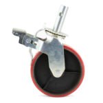 200mm 8x2 PVC Castors 900lbs 410kg Pipe Stand - Image 2