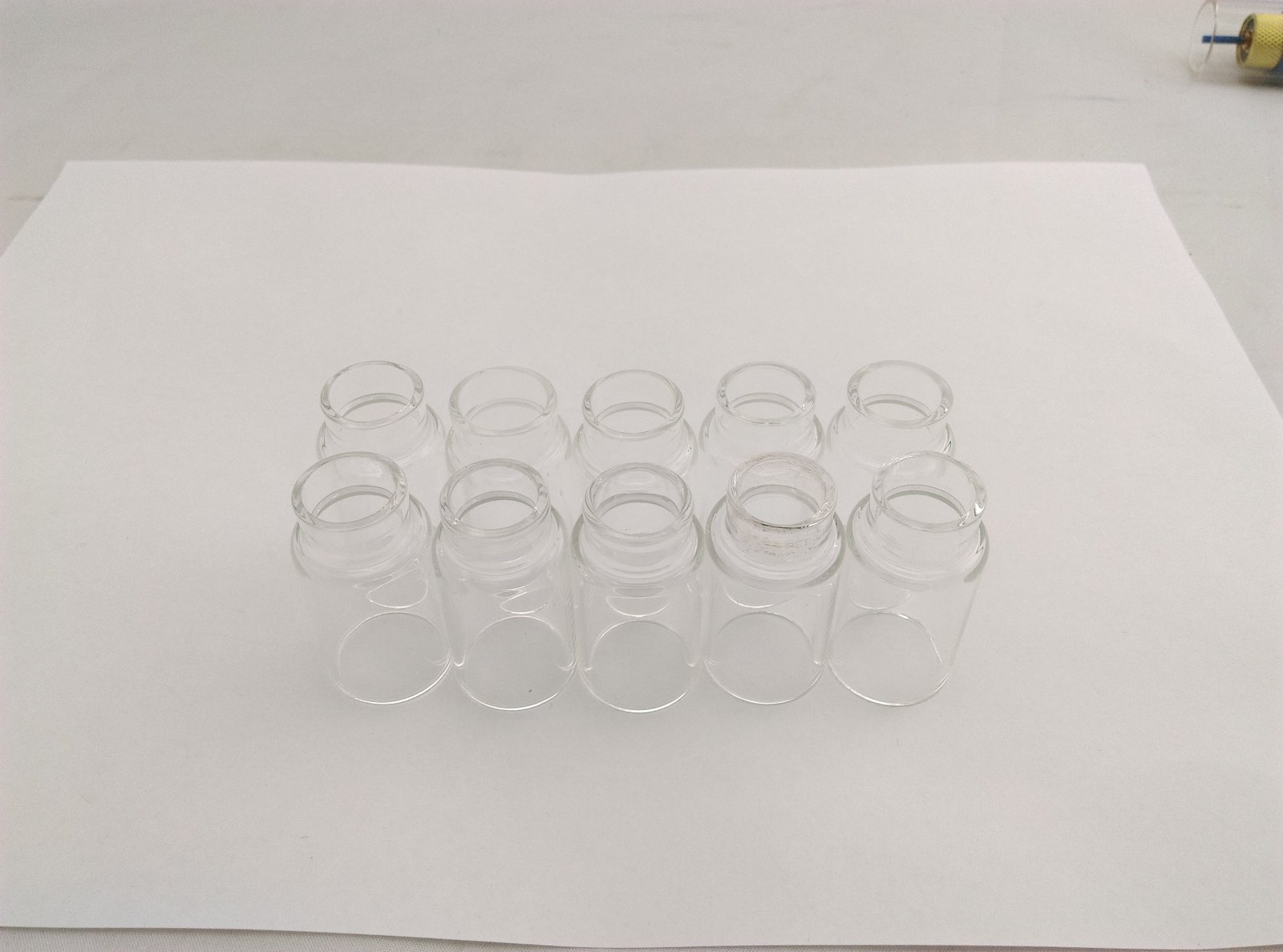 Pyrex Glass TIG cups 54N14 style - 10 cup value pack - WP17/18/26