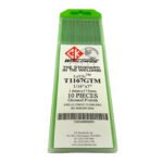 1.6mm LaYZr CK Chartreuse TIG Tungsten Electrodes 10pk - Image 3