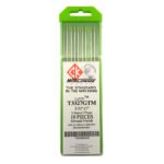 2.4mm LaYZr CK Chartreuse TIG Tungsten Electrodes 10pk