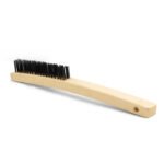 Mild Steel Wire Brush 4 Row Wooden Handle - Image 3