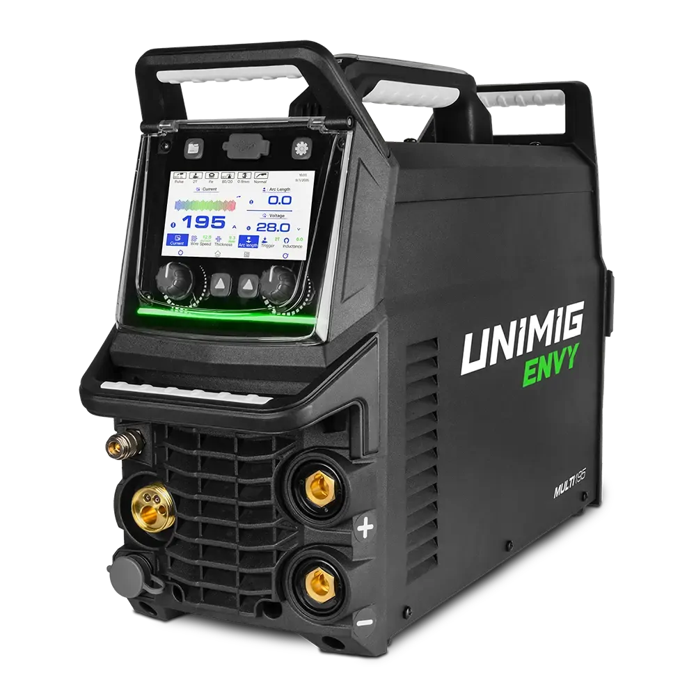 Unimig ENVY MULTI 195 MIG/TIG/STICK Welder