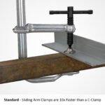 2x Strong Hand 4-IN-1 Utility Clamp 115mm x 80mm