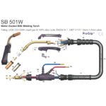 240V 9L Water Cooler 520A 4m Water Cooled Euro MIG Torch - Image 6