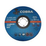 COBRA  5" x 1mm Cutting Disc - 10 Pack - INOX Steel Cut-Off Wheel 125mm - Image 3