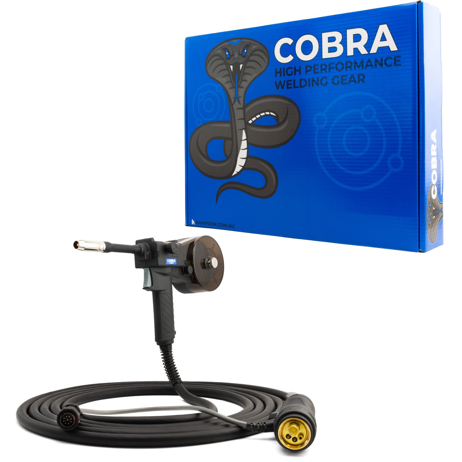 6m 180 Amp MIG Spool Gun to suit UNIMIG Razor 230 and Viper 195