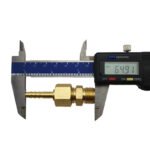 5/8 UNF Brass Barb Fitting 5mm Barb Female to Male Adaptor - Image 3