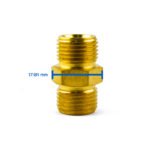 2x5/8 UNF Right Hand Oxygen Argon Hose Joiner - Image 4