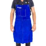 Weldclass WC-01753 Blue Leather Welding Apron 900x600mm