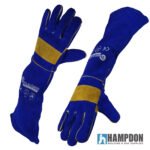 2 Pairs - Weldclass MIG Welders Gloves Full Arm Protection 680mm Long - Image 4