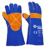 Promax Blue Mig Welding Gloves - 12 Pairs - 40cm Long