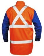 PROMAX HV2 Welding Jacket Hi-Vis Leather Sleeves 2XL - Image 3
