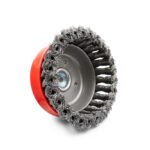 Twist Knot Cup Brush 120mm M14x2 Mild Steel Grinder Brush - Image 2