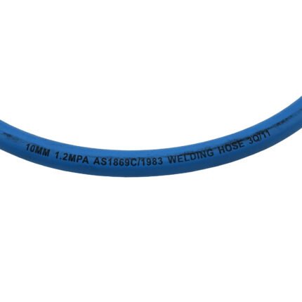 5 Meter Oxygen Gas Hose 10mm No Fittings - Blue Welding Hose