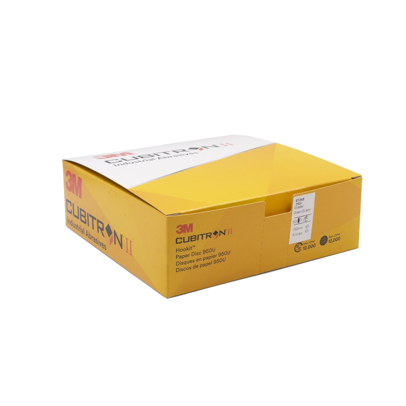 3M Cubitron 2 II 950U 150 Grit 150mm Sanding Disc Pad 6" - 50 Each