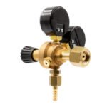 COBRA CO2 Regulator with 6mm Barb - Twin Gauge Brewers Reg - Image 3