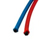 3mm Braided Flexi Hose for Little Torch - 2m  - Red and Blue - Image 2