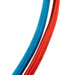 3mm Braided Flexi Hose for Little Torch - 2m  - Red and Blue - Image 3