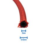 3mm Braided Flexi Hose for Little Torch - 2m  - Red and Blue - Image 4