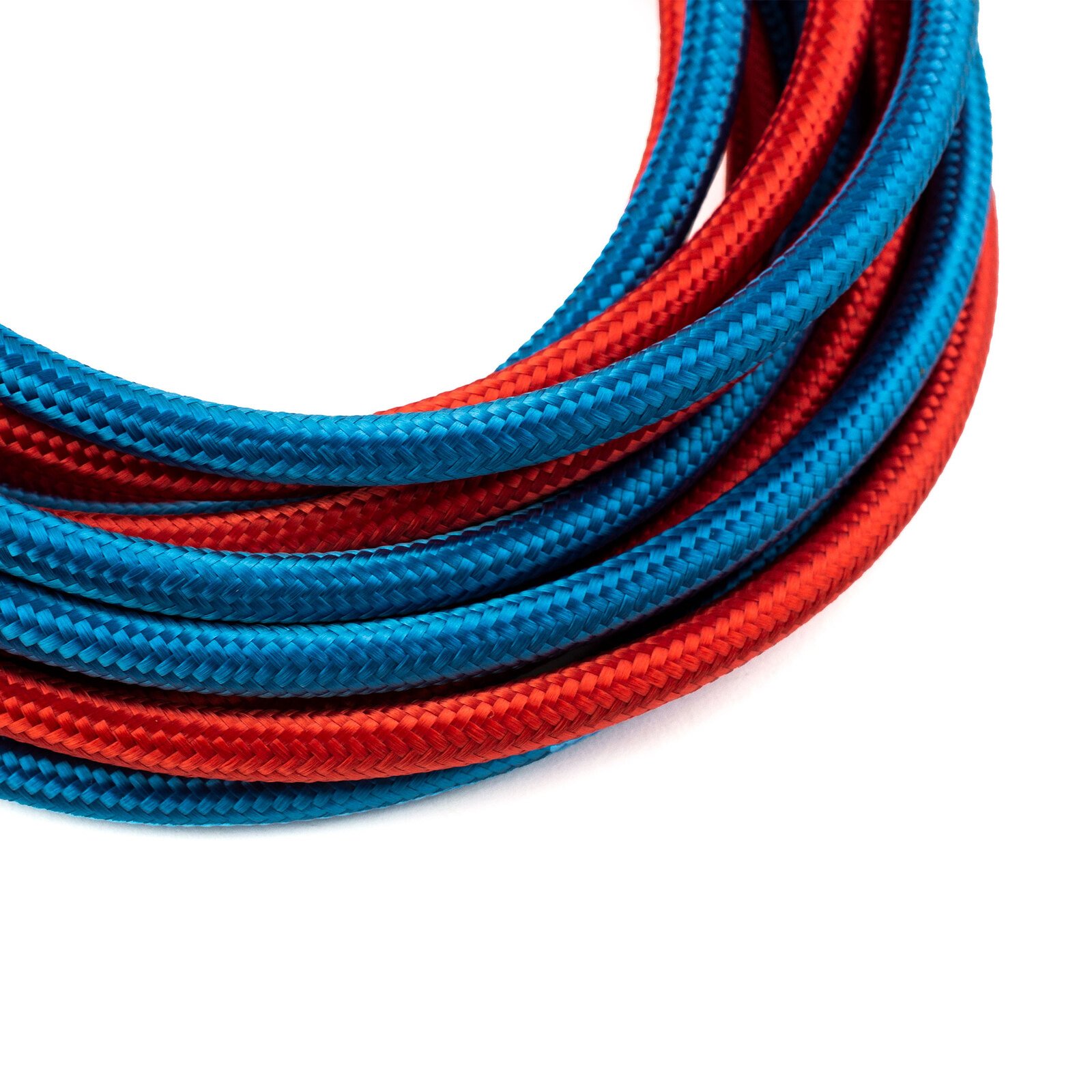 3mm Braided Flexi Hose for Little Torch - 2m  - Red and Blue