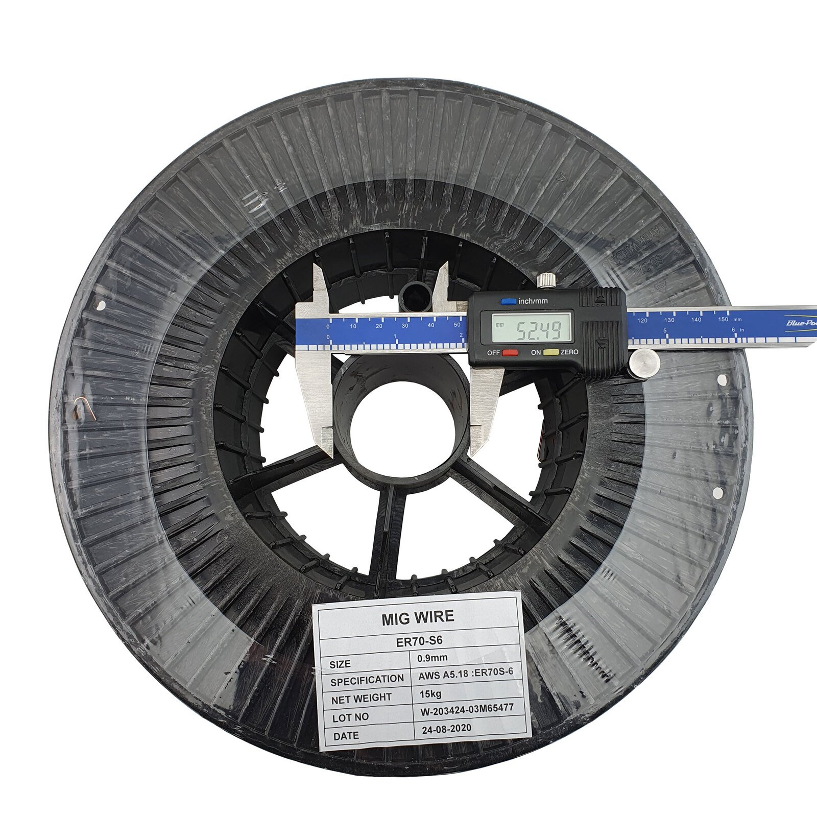 15kg - 0.6mm COBRA ER70S-6 Mild Steel MIG Welding Wire Spool